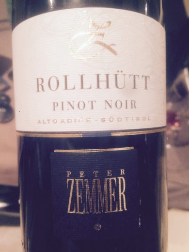Pinot Noir Rolhüt 2011 – Peter Zemmer