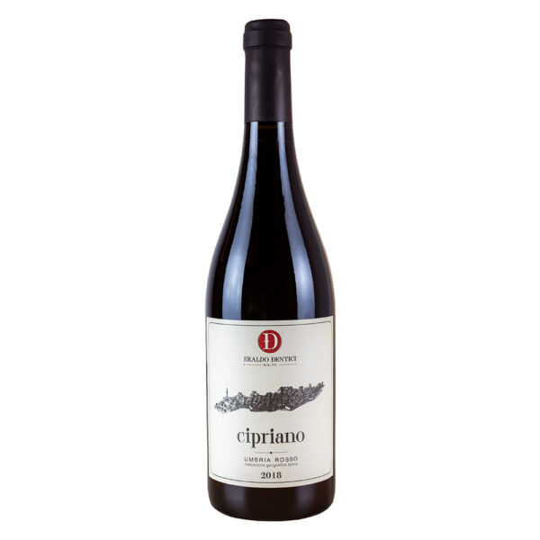 Cipriano-Eraldo-Dentici-2018-Borgognotta-1000x1000px-100% vitigo autoctono. barrique. struttura, potenza e persitenza. vino vegano naturale